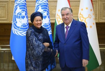 Президенти Ҷумҳурии Тоҷикистон Эмомалӣ Раҳмон Муовини аввали Дабири кулли Созмони Милали Муттаҳид Амина Муҳаммадро ба ҳузур пазируфтанд